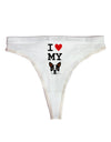I Heart My Boston Terrier Womens Thong Underwear-Womens Thong-TooLoud-White-X-Small-Davson Sales
