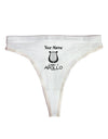 Personalized Cabin 7 Apollo Womens Thong Underwear-Womens Thong-TooLoud-White-X-Small-Davson Sales