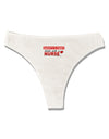 Drink With A Nurse Womens Thong Underwear-Womens Thong-TooLoud-White-X-Small-Davson Sales