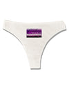 We're All Just Wanderers Womens Thong Underwear-Womens Thong-TooLoud-White-X-Small-Davson Sales