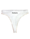 #BestBossEver Text - Boss Day Womens Thong Underwear-Womens Thong-TooLoud-White-X-Small-Davson Sales