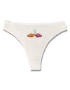 Kissy Clownfish Womens Thong Underwear-Womens Thong-TooLoud-White-X-Small-Davson Sales