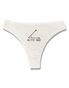 Acute Boy Womens Thong Underwear-Womens Thong-TooLoud-White-X-Small-Davson Sales