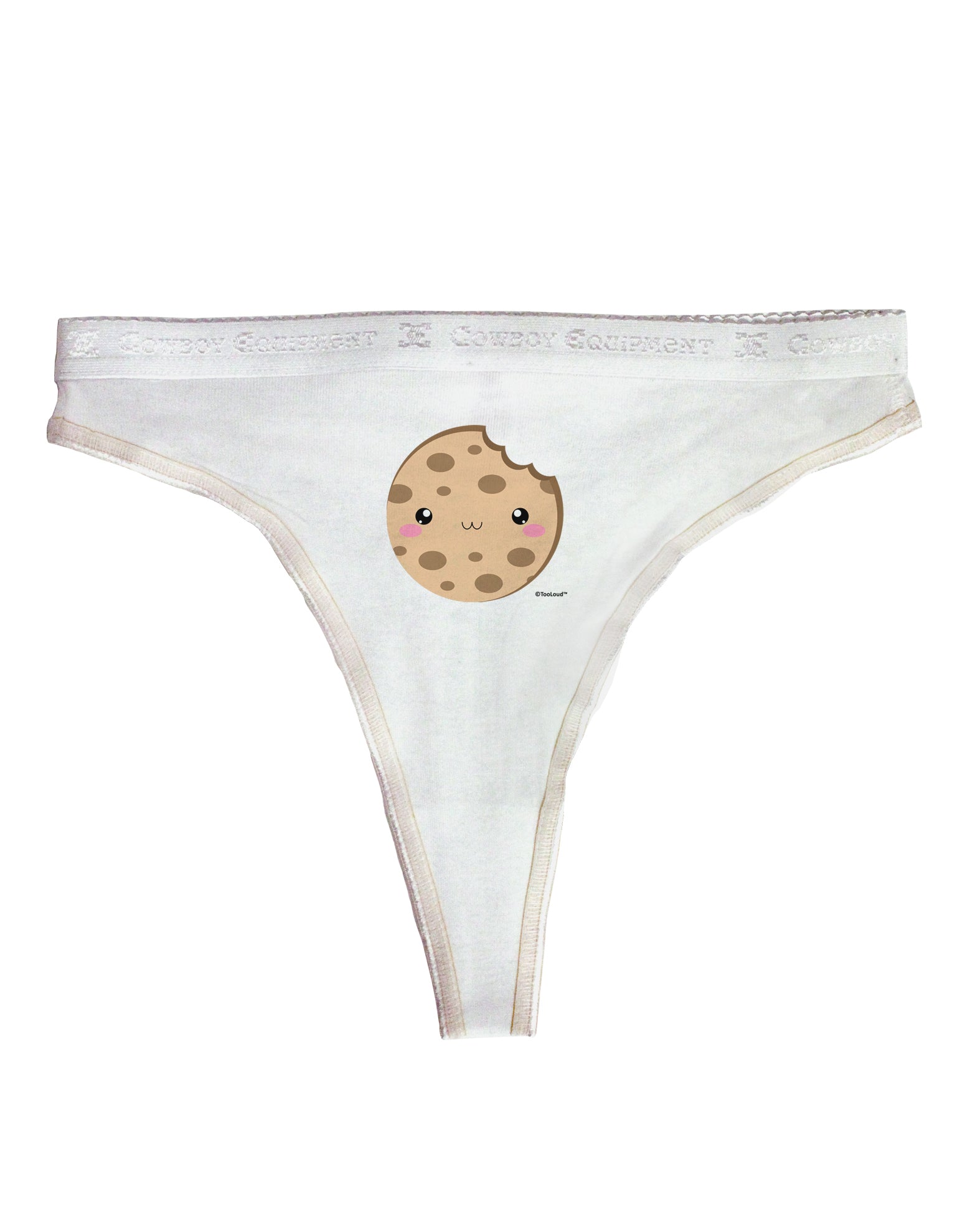 Cute Matching Milk and Cookie Design - Cookie Womens Thong