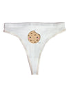 Cute Matching Milk and Cookie Design - Cookie Womens Thong Underwear by TooLoud