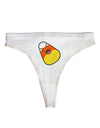 Cute Father Candy Corn Family Halloween Womens Thong Underwear-Womens Thong-TooLoud-White-X-Small-Davson Sales