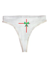 Christmas Present Gift Womens Thong Underwear-Womens Thong-TooLoud-White-X-Small-Davson Sales