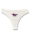 Hardstyle Is My Style Womens Thong Underwear-Womens Thong-TooLoud-White-X-Small-Davson Sales