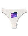 Cute Cosmic Eyes Womens Thong Underwear-Womens Thong-TooLoud-White-X-Small-Davson Sales