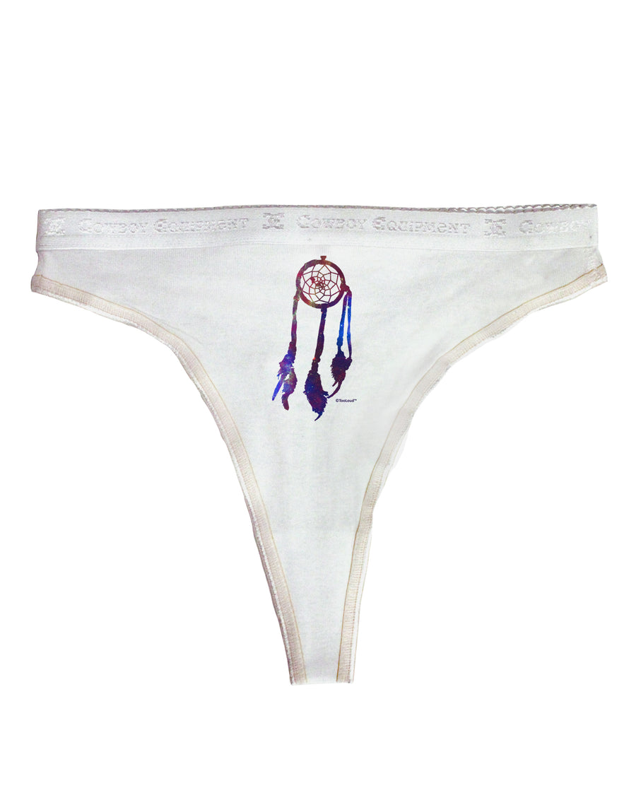 Graphic Feather Design - Galaxy Dreamcatcher Womens Thong Underwear by TooLoud