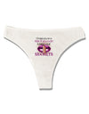 If You Can Keep Our Secrets Womens Thong Underwear-Womens Thong-TooLoud-White-X-Small-Davson Sales