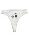 Cute Sushi and Soy Sauce - Soy In Love Womens Thong Underwear by TooLoud