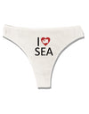 I Heart Seattle Womens Thong Underwear-Womens Thong-TooLoud-White-X-Small-Davson Sales