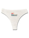 Thank God It's Friday Mixed Drink Womens Thong Underwear-Womens Thong-TooLoud-White-X-Small-Davson Sales