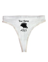 Personalized Cabin 5 Ares Womens Thong Underwear by-Womens Thong-TooLoud-White-X-Small-Davson Sales