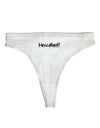 Mexico Text - Cinco De Mayo Womens Thong Underwear-Womens Thong-TooLoud-White-X-Small-Davson Sales