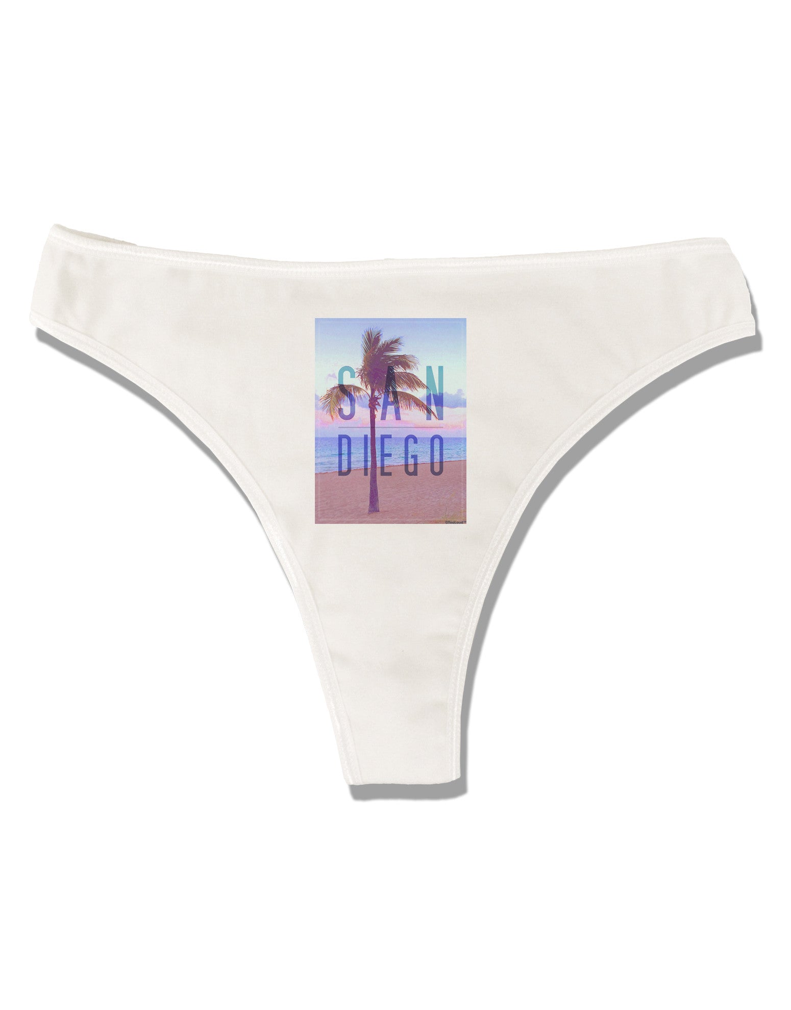 San Diego Beach Filter Womens Thong Underwear - Davson Sales