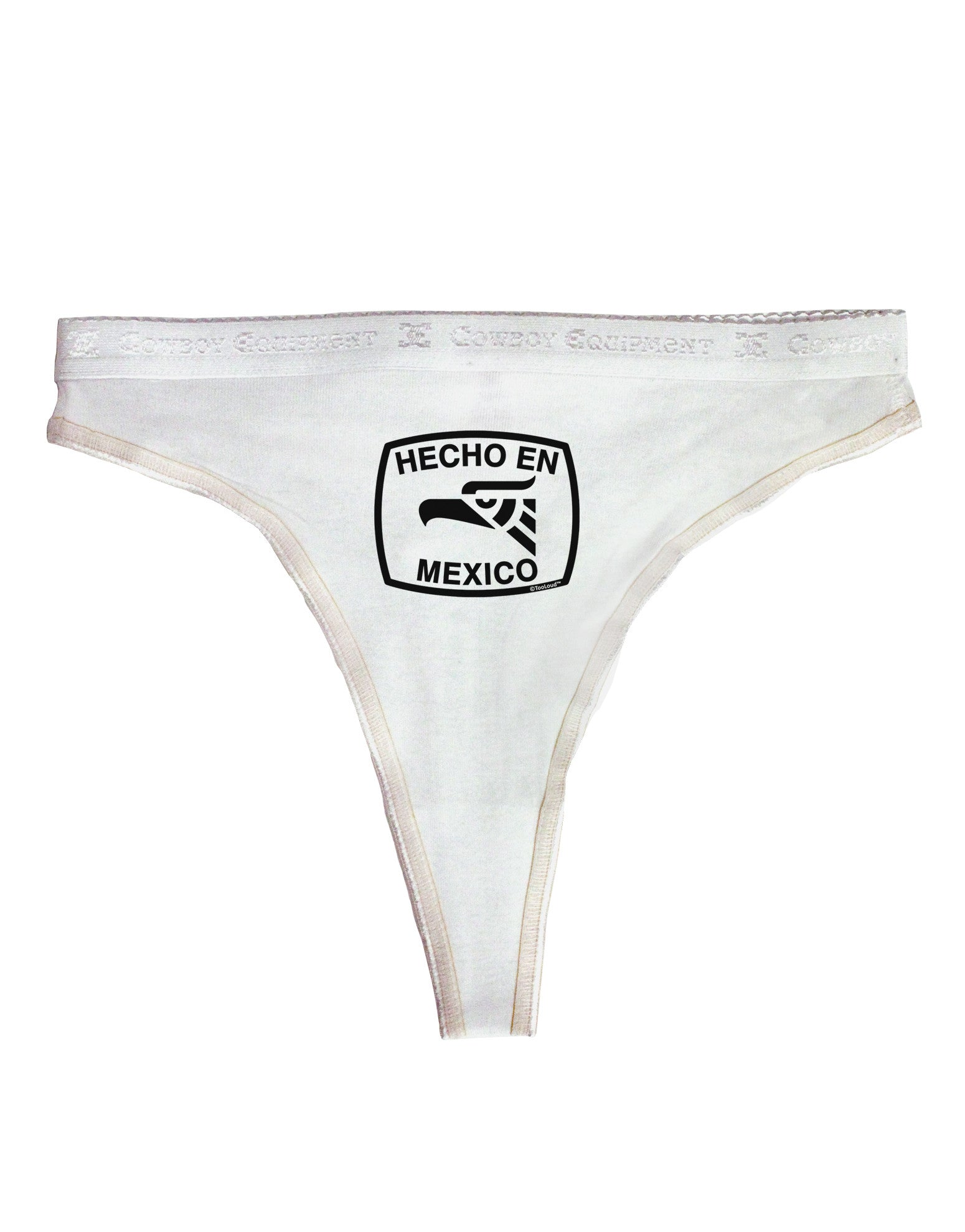 Hecho en Mexico Eagle Symbol with Text Womens Thong Underwear by TooLoud