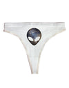Extraterrestrial Face - Space #1 Womens Thong Underwear by TooLoud-Womens Thong-TooLoud-White-X-Small-Davson Sales