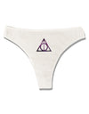 Magic Symbol Womens Thong Underwear-Womens Thong-TooLoud-White-X-Small-Davson Sales