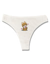 Kawaii Puppy Womens Thong Underwear