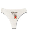 Eggnog Me Womens Thong Underwear-Womens Thong-TooLoud-White-X-Small-Davson Sales