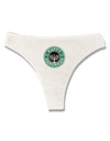 Happy Hanukkah Latte Logo Womens Thong Underwear-Womens Thong-TooLoud-White-X-Small-Davson Sales