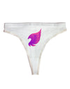Cute Single Angel Wing Womens Thong Underwear-Womens Thong-TooLoud-White-X-Small-Davson Sales