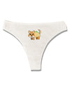 Cute Taco Dog Womens Thong Underwear-Womens Thong-TooLoud-White-X-Small-Davson Sales