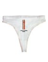 Bacon - I Make Everything Better Womens Thong Underwear-Womens Thong-TooLoud-White-X-Small-Davson Sales