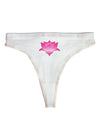 Lotus Flower Design Gradient Womens Thong Underwear by TooLoud-Womens Thong-TooLoud-White-X-Small-Davson Sales
