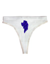 Single Right Dark Angel Wing Design - Couples Womens Thong Underwear-Womens Thong-TooLoud-White-X-Small-Davson Sales