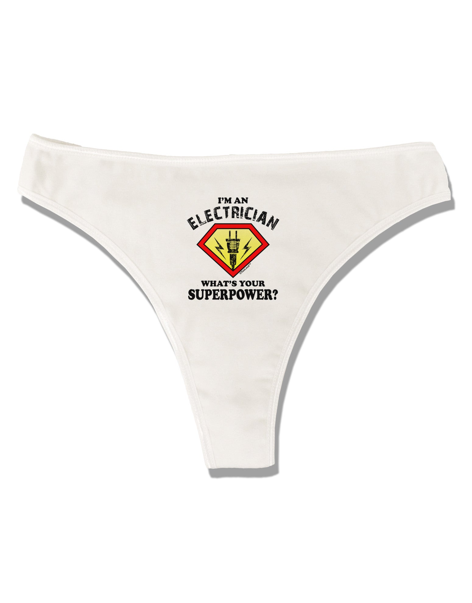 Electrician - Superpower Womens Thong Underwear - Davson Sales