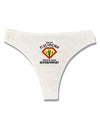 Electrician - Superpower Womens Thong Underwear-Womens Thong-TooLoud-White-X-Small-Davson Sales