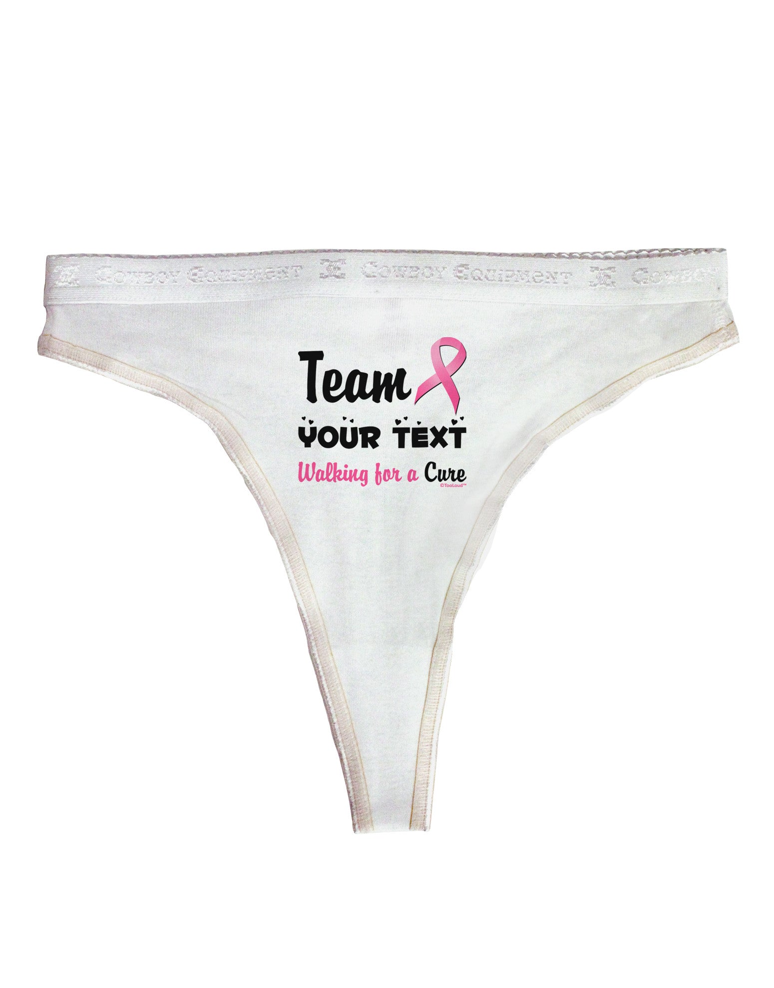Personalized Team -Name- Breast Cancer Walk - Walking for a Cure Women -  Davson Sales