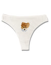 Custom Pet Art Womens Thong Underwear by TooLoud-Womens Thong-TooLoud-White-X-Small-Davson Sales