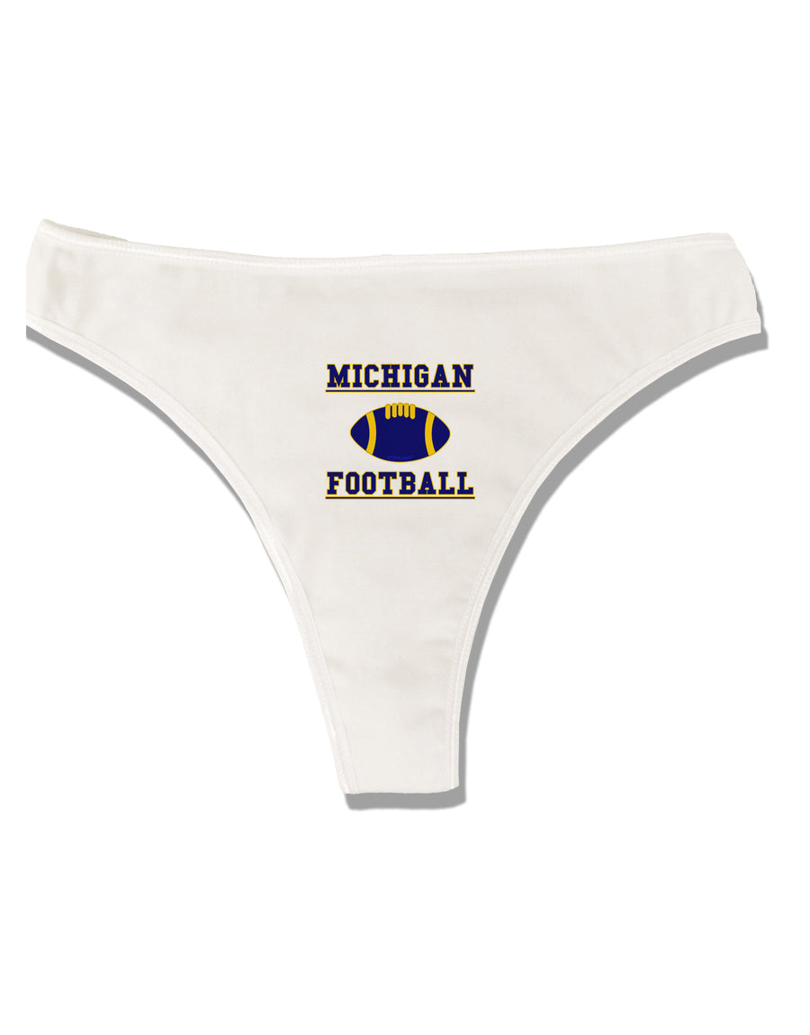 Michigan Football Womens Thong Underwear by TooLoud