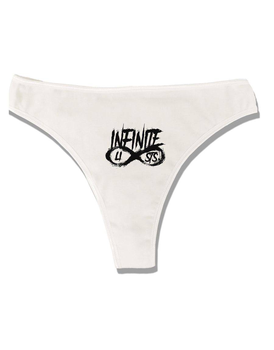 Infinite Lists Womens Thong Underwear by TooLoud-Womens Thong-TooLoud-White-X-Small-Davson Sales
