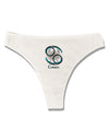 Cancer Symbol Womens Thong Underwear-Womens Thong-TooLoud-White-X-Small-Davson Sales