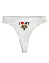 I Heart My - Cute Boxer Dog Womens Thong Underwear by TooLoud-Womens Thong-TooLoud-White-X-Small-Davson Sales
