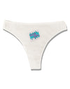 Electro House Equalizer Womens Thong Underwear-Womens Thong-TooLoud-White-X-Small-Davson Sales