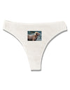 Wide Eyed Big Horn Womens Thong Underwear-Womens Thong-TooLoud-White-X-Small-Davson Sales