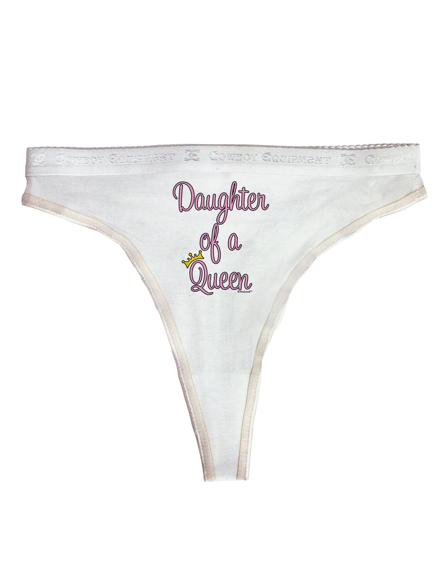 Daughter of a Queen - Matching Mom and Daughter Design Womens Thong Un -  Davson Sales
