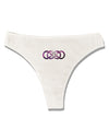 Double Ininifty Galaxy Womens Thong Underwear-Womens Thong-TooLoud-White-X-Small-Davson Sales