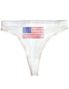 Weathered American Flag Womens Thong Underwear