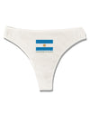Argentina Flag Womens Thong Underwear-Womens Thong-TooLoud-White-X-Small-Davson Sales