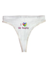 I Heart My Daughter - Autism Awareness Womens Thong Underwear by TooLoud-Womens Thong-TooLoud-White-X-Small-Davson Sales
