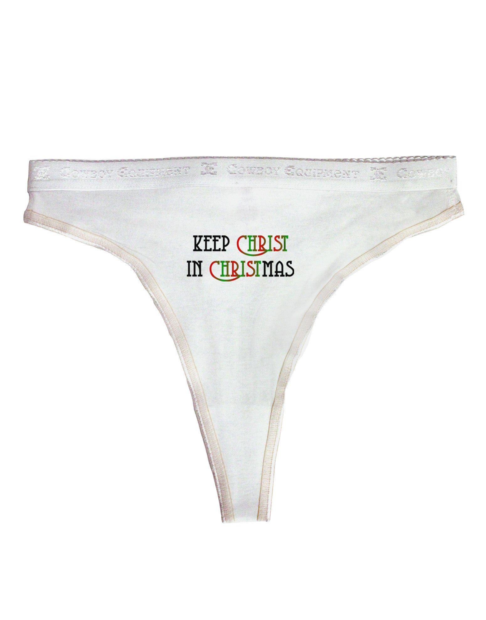 Keep Christ in Christmas Womens Thong Underwear - Davson Sales
