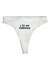 I Heart My Frenchie Womens Thong Underwear by TooLoud-Womens Thong-TooLoud-White-X-Small-Davson Sales
