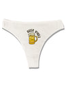 Beer Vibes Womens Thong Underwear-Womens Thong-TooLoud-White-X-Small-Davson Sales
